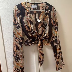 Urban Outfitters bell sleeve top